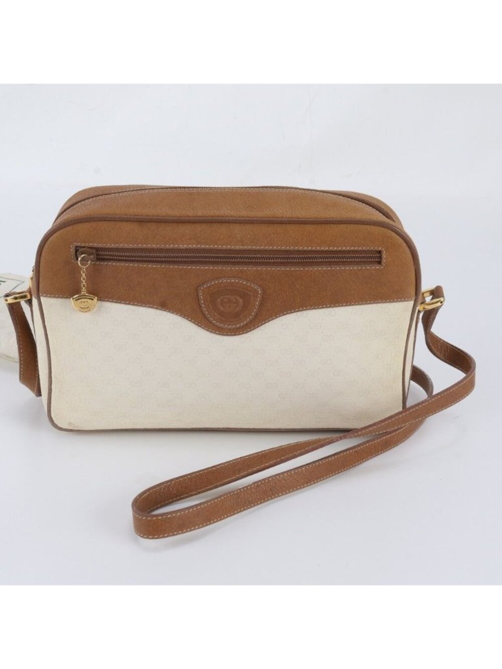 Gucci Vintage Micro GG 001 56 Leather Shoulder Bag